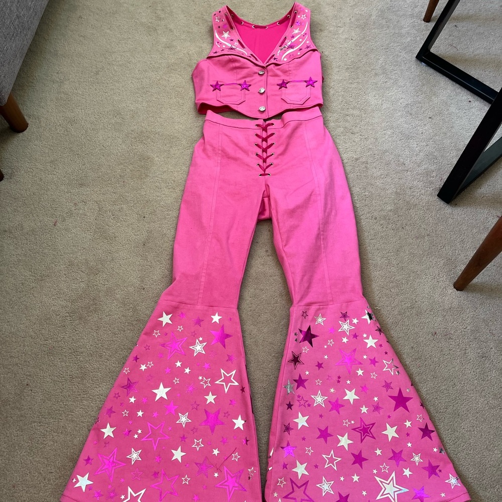Custom Barbie movie western outfit